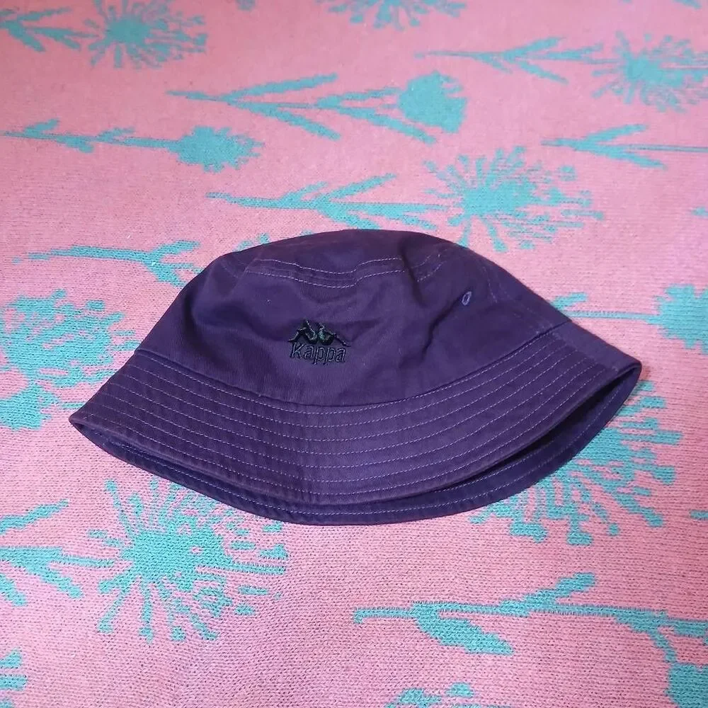Kappa womens bucket hat cap purple